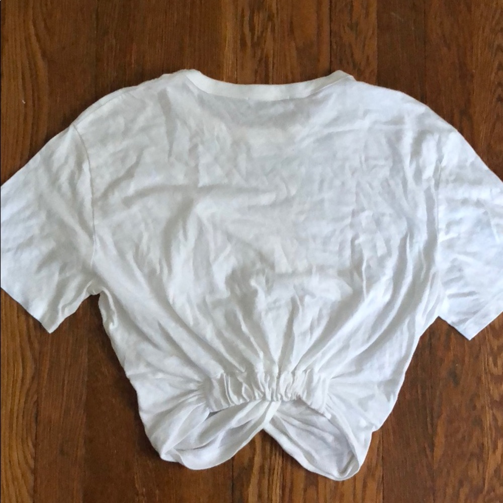 NWOT Intermix/AlexanderWang.T cropped T-shirt - Picture 4 of 7